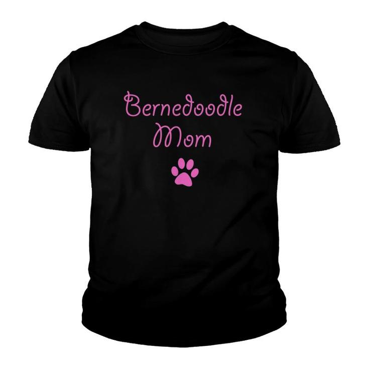 Bernedoodle Mom Cute Gift Idea For Dog Mom Youth T-shirt