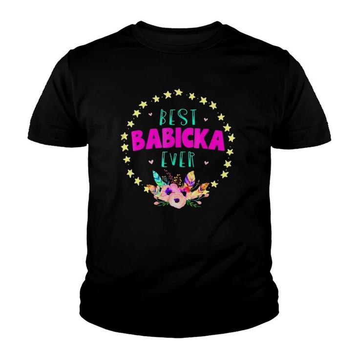 Best Babicka Ever For Slovakian Grandmothers Youth T-shirt
