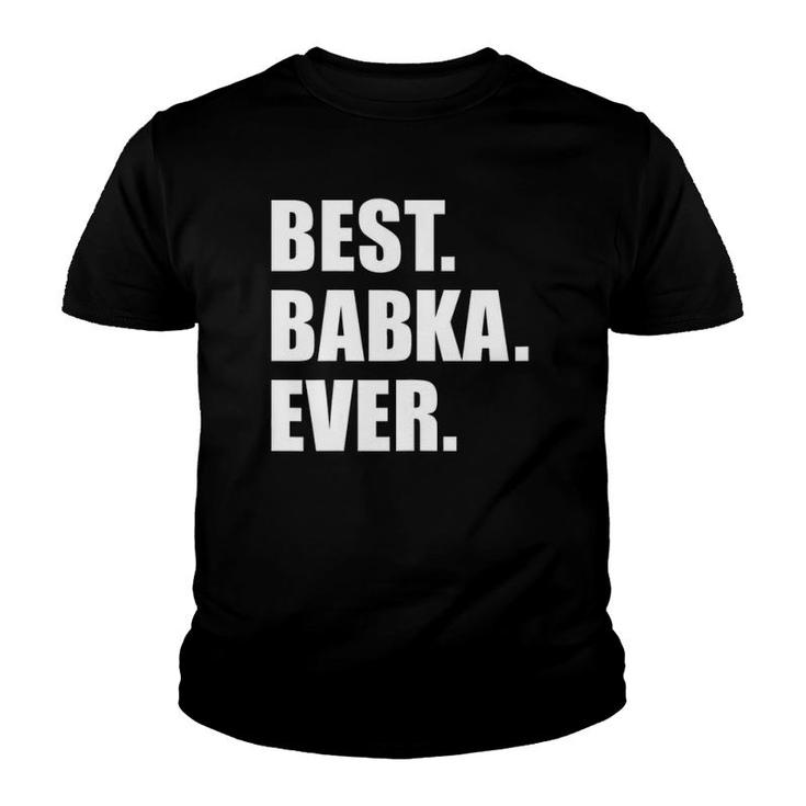 Best Babka Ever Slovak Grandmother Youth T-shirt