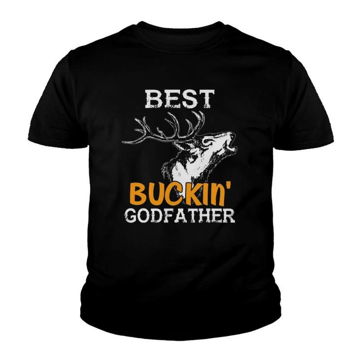 Best Buckin' Godfather Deer Bow Hunting Youth T-shirt