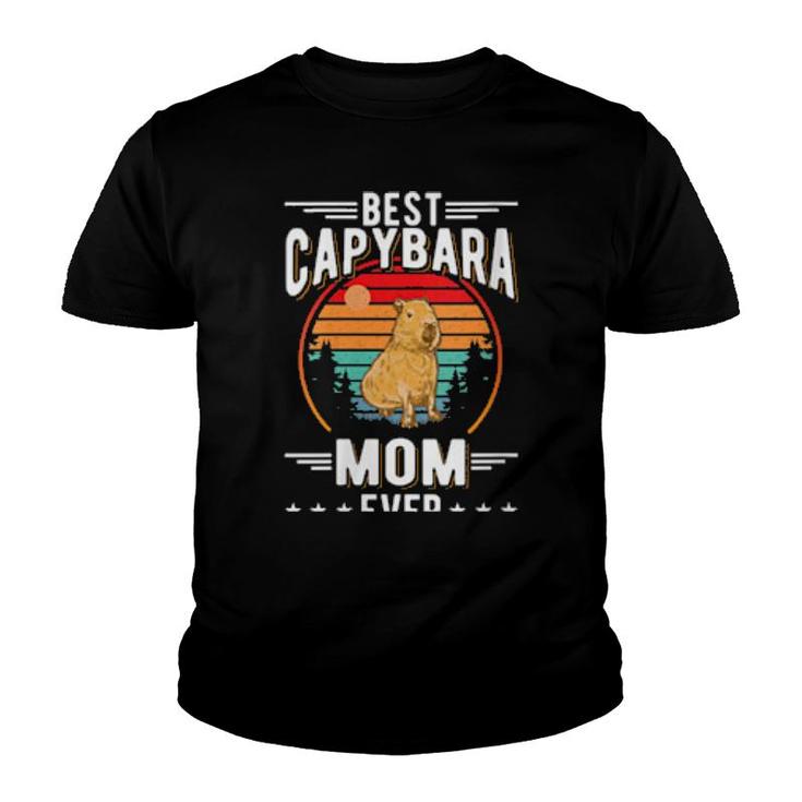 Best Capybara Mom Ever Capybara Youth T-shirt
