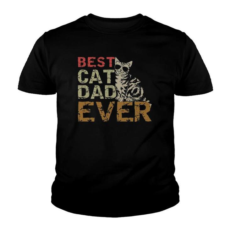 Best Cat Dad Ever Essential Youth T-shirt