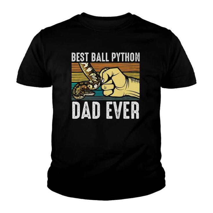 Best Dad Ball Python Owner Gift Snake Lover Youth T-shirt