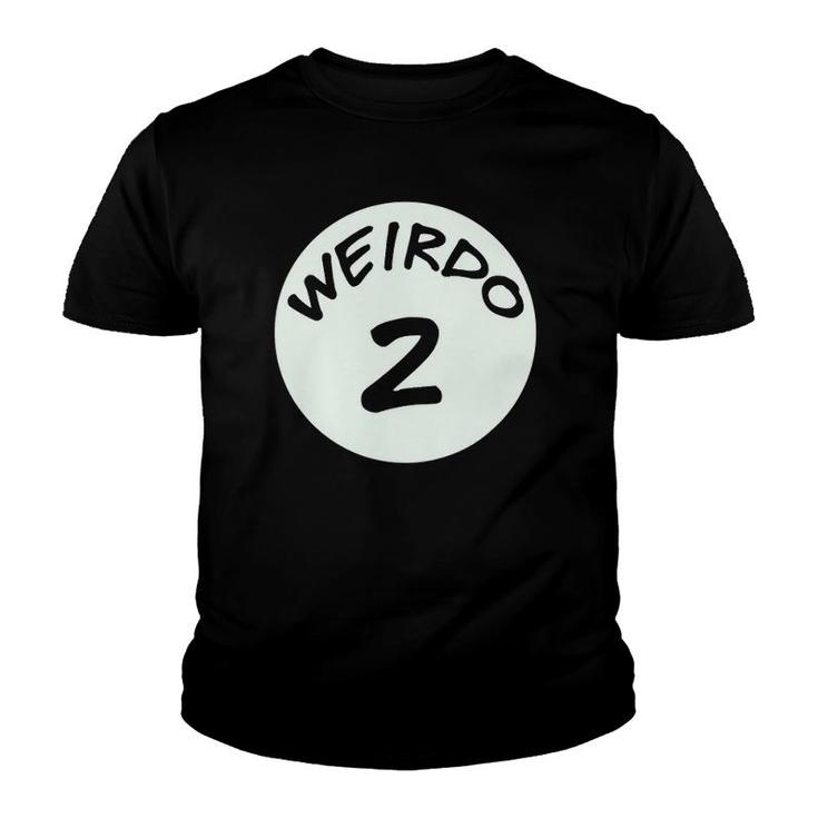 Best Friends Weirdo 2 Matching Couples Bff Tee Youth T-shirt