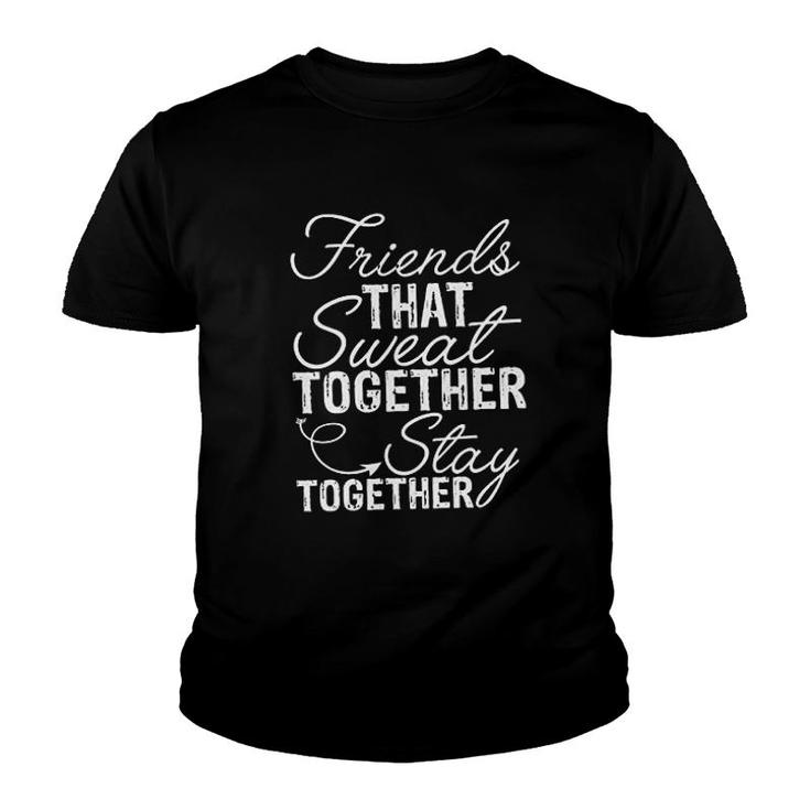 Best Friends Workout Partner Gift Youth T-shirt