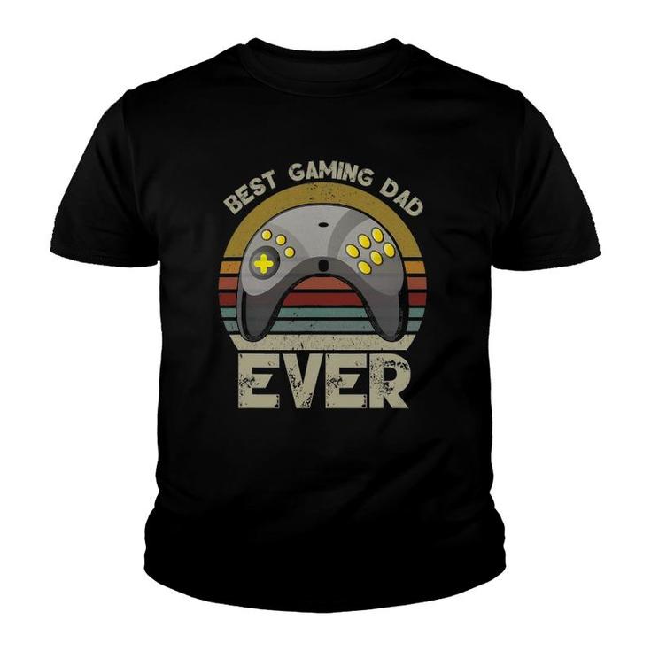 Best Gaming Dad Ever Gamer From Son To Dad Youth T-shirt