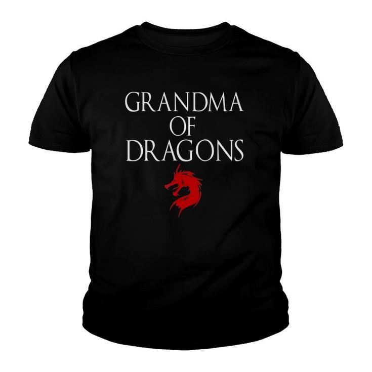 Best Grandma Of Dragons - Funny Grandmother Youth T-shirt