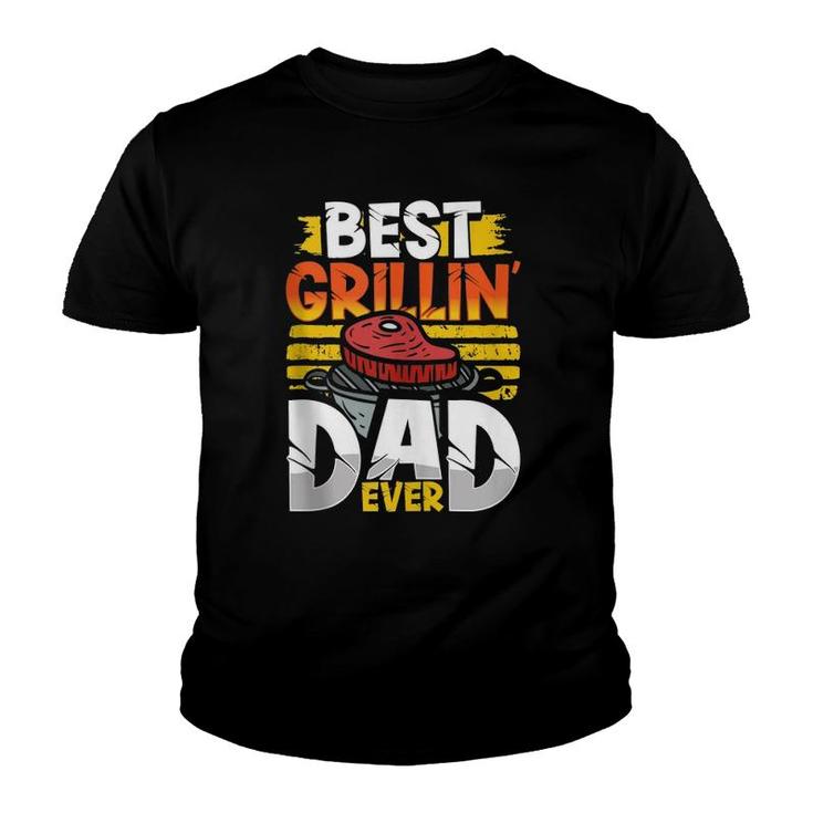 Best Grilling Dad Ever Bbq Chef King Perfect Secret Recipe Youth T-shirt