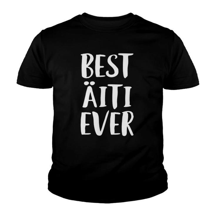 Best Mom Ever Finnish Mothers Day Gift Youth T-shirt