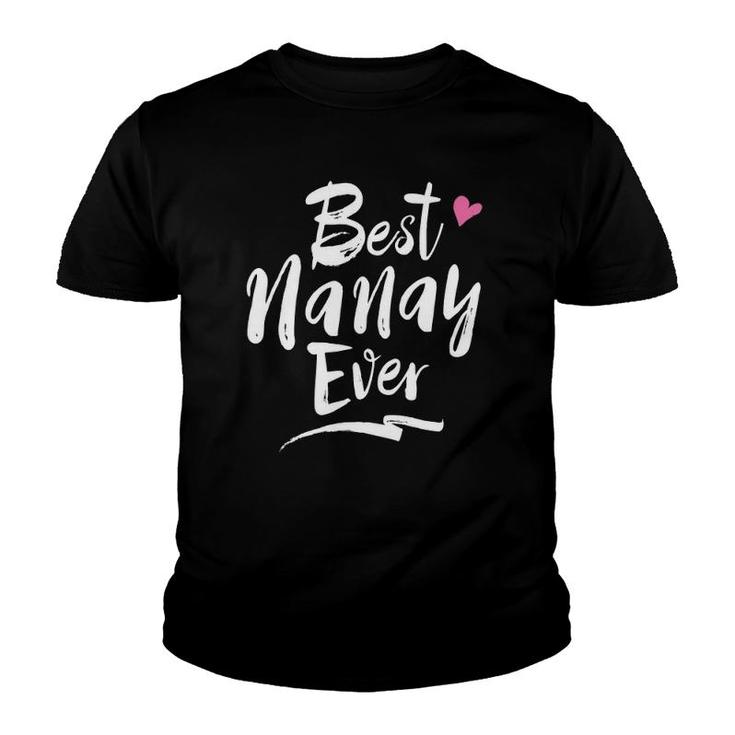 Best Nanay Ever Gift For Filipino Mom Mother Youth T-shirt