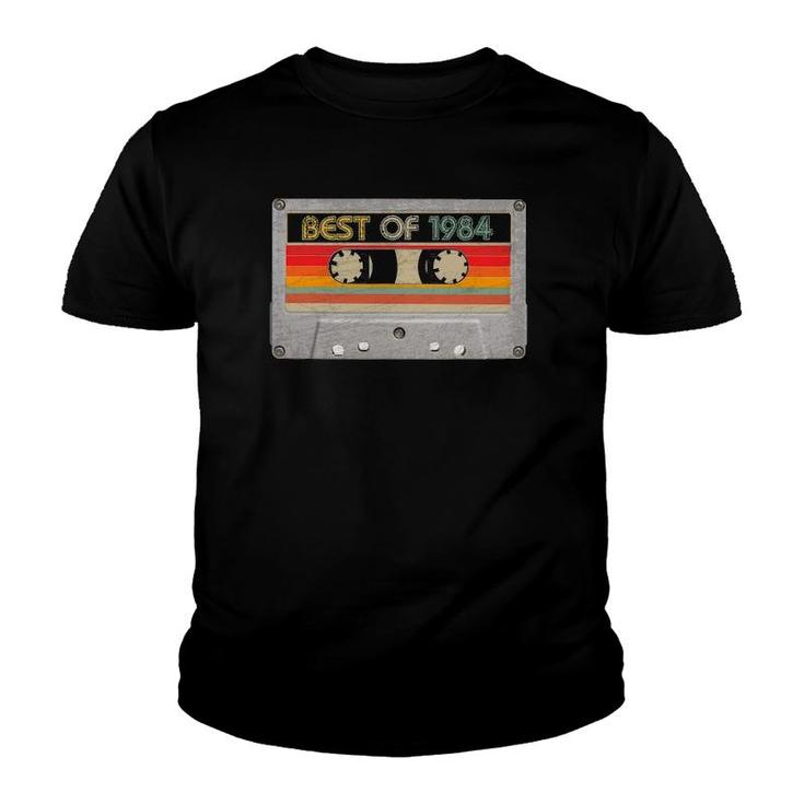 Best Of 1984 37Th Birthday Gifts Cassette Tape Vintage Youth T-shirt