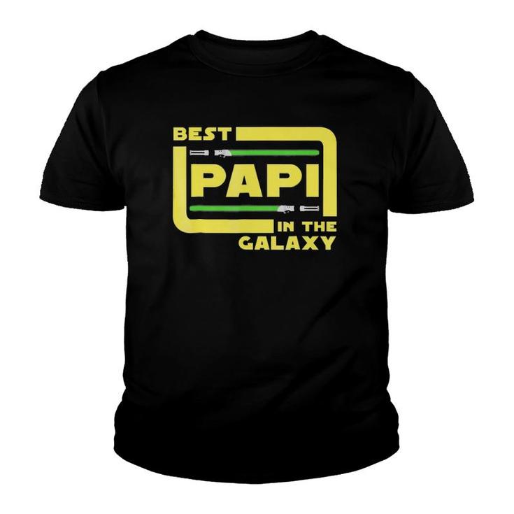 Best Papi In The Galaxy Father's Day Funny Dads Youth T-shirt