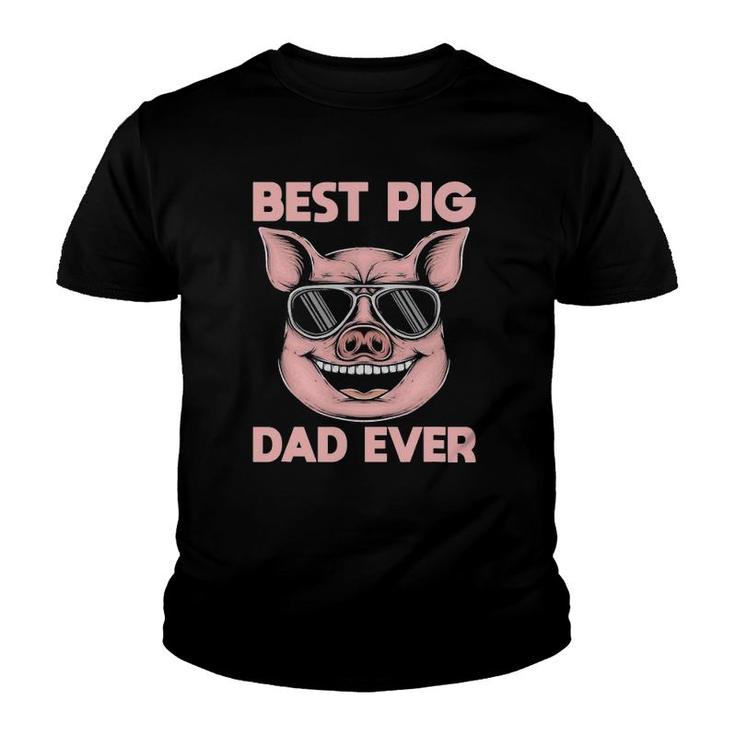 Best Pig Dad Ever Pig Youth T-shirt