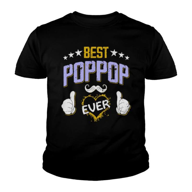 Best Poppop Ever Personalized Grandpa  Youth T-shirt