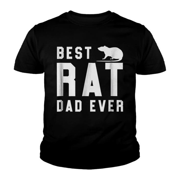 Best Rat Dad Ever Funny Pet Rat Youth T-shirt