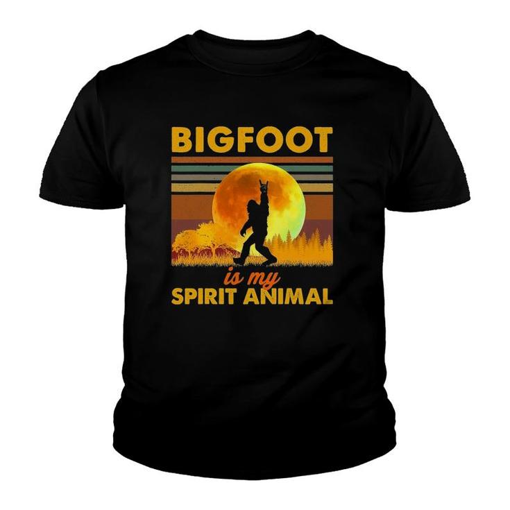 Bigfoot Is My Spirit Animal Funny Sasquatch Men Women Youth T-shirt