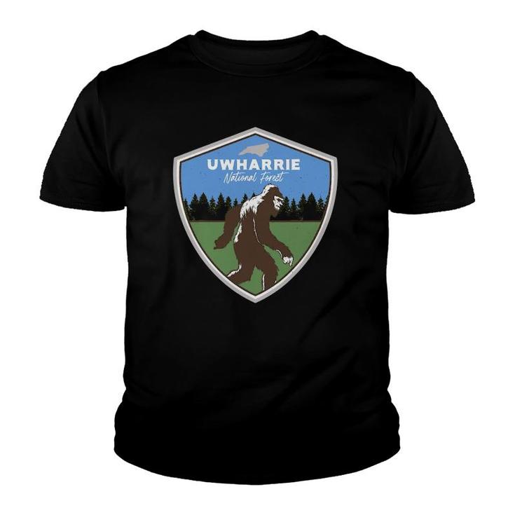 Bigfoot Sighting At Uwharrie National Forest North Carolina Youth T-shirt
