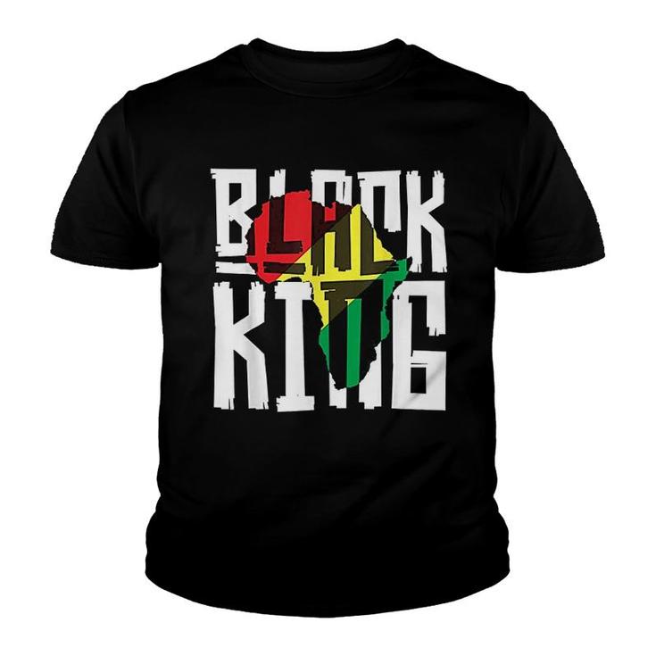 Black King History Month Africa Tribal Youth T-shirt
