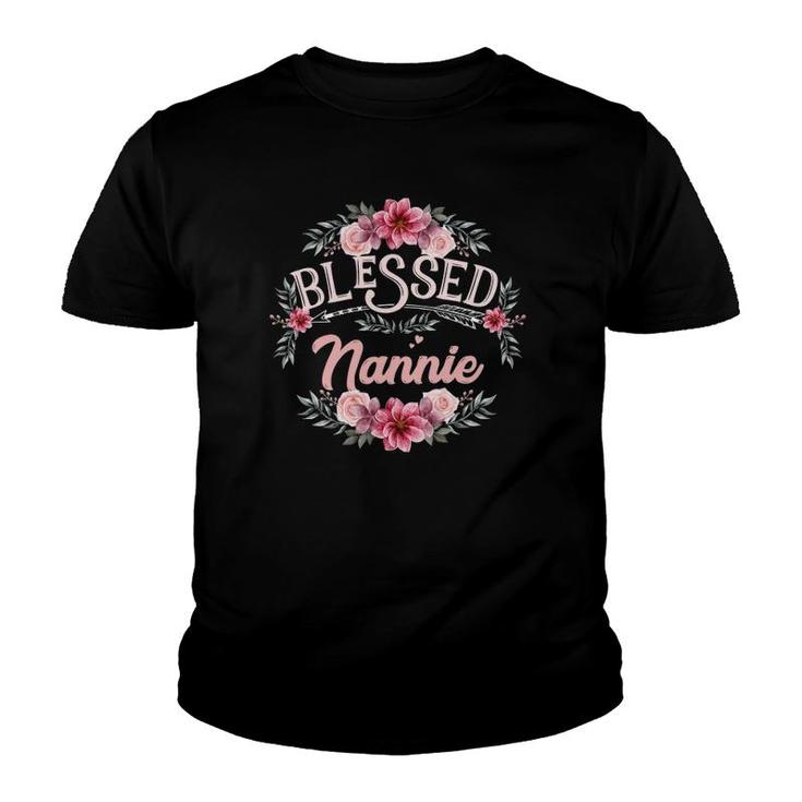 Blessed Nannie  Mother's Day Youth T-shirt