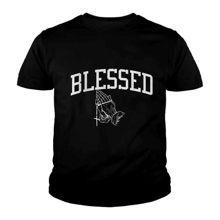 Blessed Praying Hands Youth T-shirt
