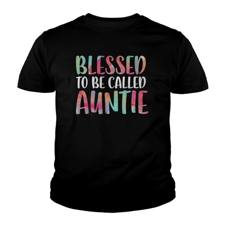 Blessed To Be Called Auntie Mother's Day  Youth T-shirt