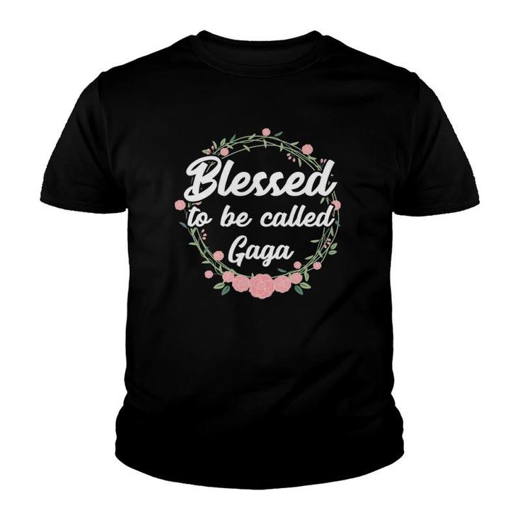 Blessed To Be Called Gaga Grandma Mother's Day Gift Youth T-shirt