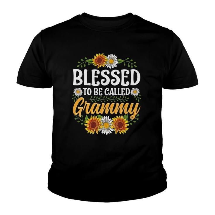 Blessed To Be Called Grammy  Mothers Day Youth T-shirt