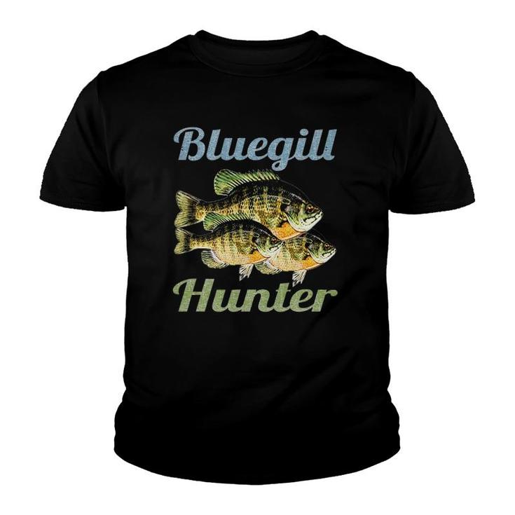 Bluegill Hunter Fishing Dad Fisherman Boy Freshwater Fish Youth T-shirt