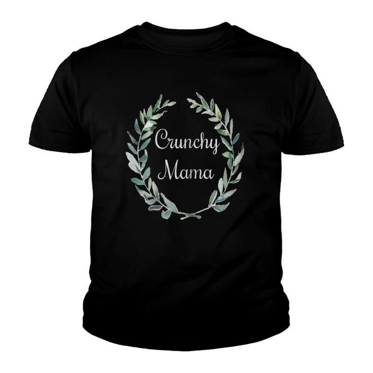 Boho Crunchy Mama, All Natural Mother Gift Youth T-shirt