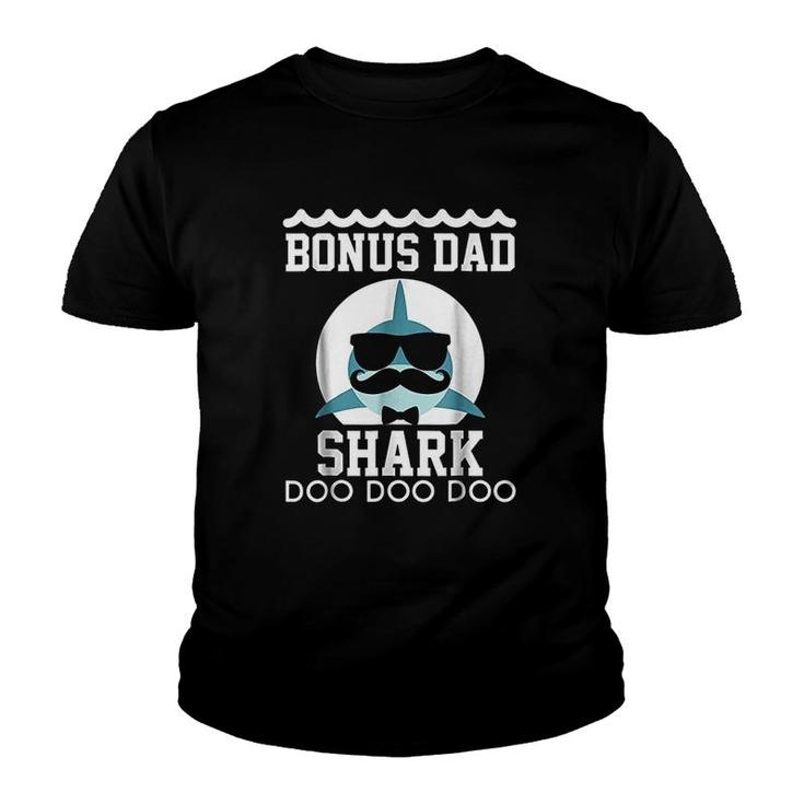 Bonus Dad Shark Youth T-shirt