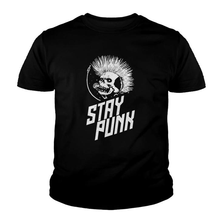 Born A Rockstar Punker Rock Music Rock N Roll Metal Rocker Youth T-shirt