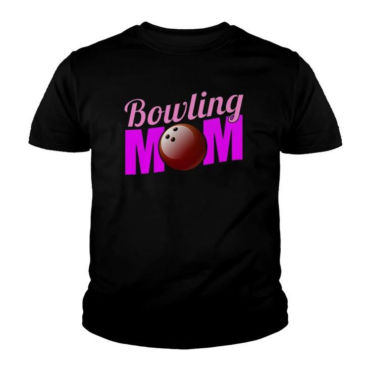 Bowling Momfunny Gift For Bowlers Youth T-shirt