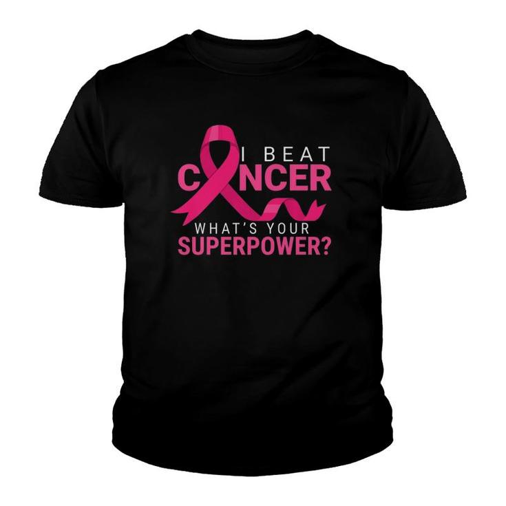 Breast Cancer Survivor Fighter Patient Chemotherapy Gift  Youth T-shirt