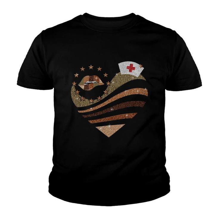 Brown Heart Youth T-shirt