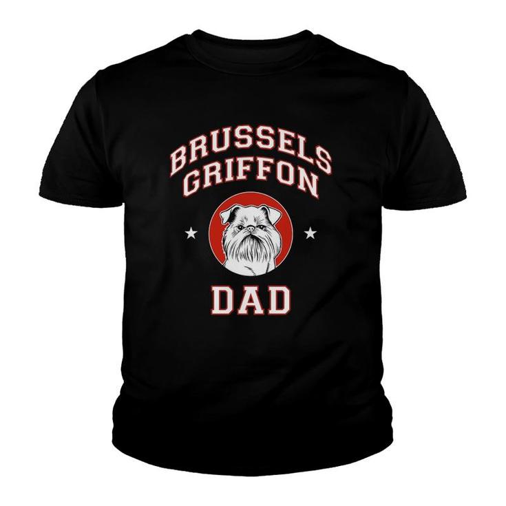 Brussels Griffon Dog Dad Gift Youth T-shirt