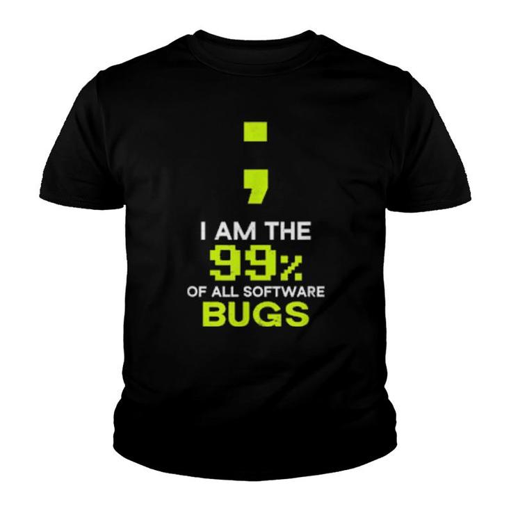 Bug Maker No 1 Design Computer Programming  Youth T-shirt
