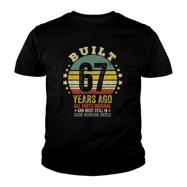Built 67 Years Ago All Parts Original Vintage 1955 Ver2 Youth T-shirt