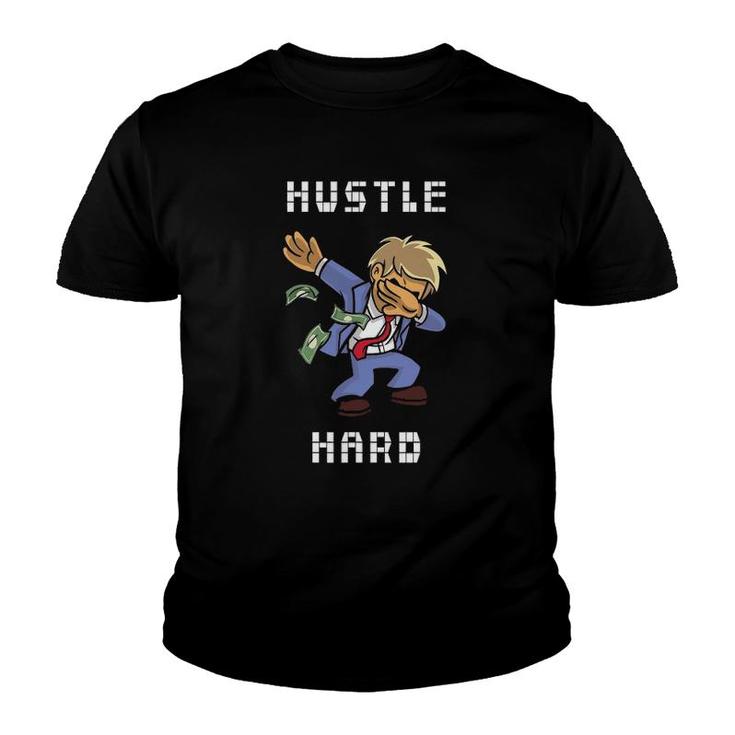 Business Owner  Hustle Hard Dabbing Man Youth T-shirt