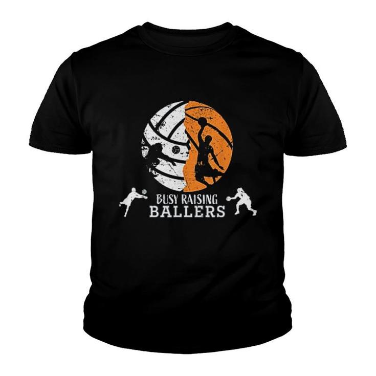 Busy Raising Ballers Youth T-shirt