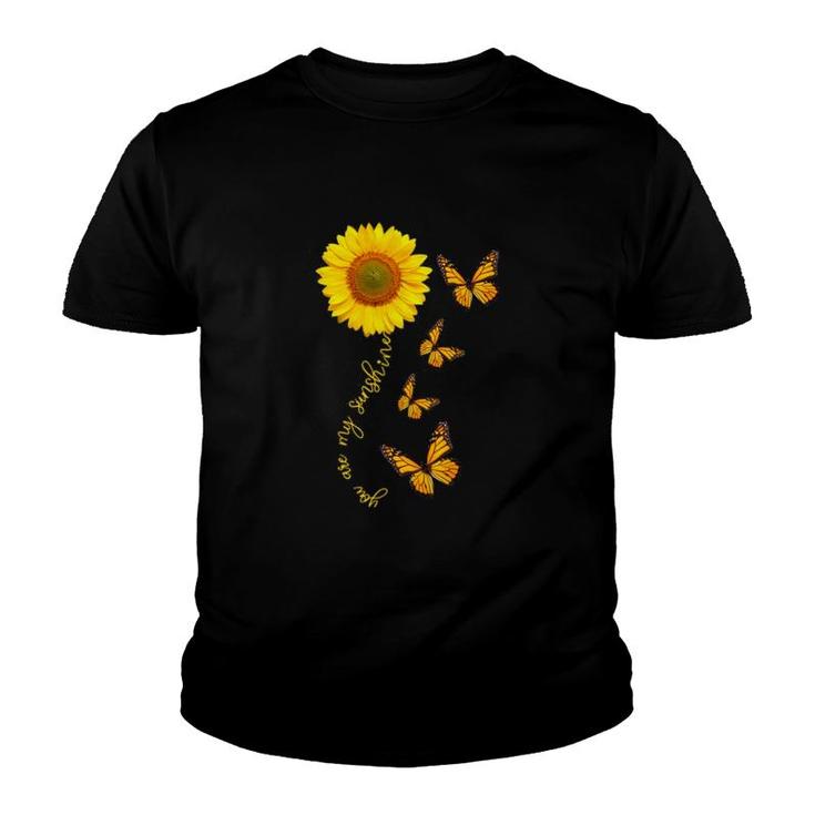Butterfly You Are My Sunshine Youth T-shirt