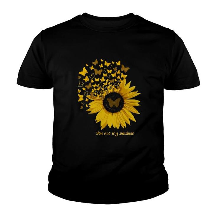 Butterfly You Are My Sunshine Youth T-shirt
