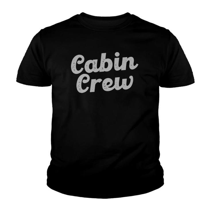 Cabin Crew Mountain Vacation Cabin Getaway Youth T-shirt