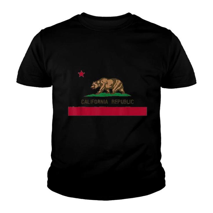 California Republic State Flag Youth T-shirt
