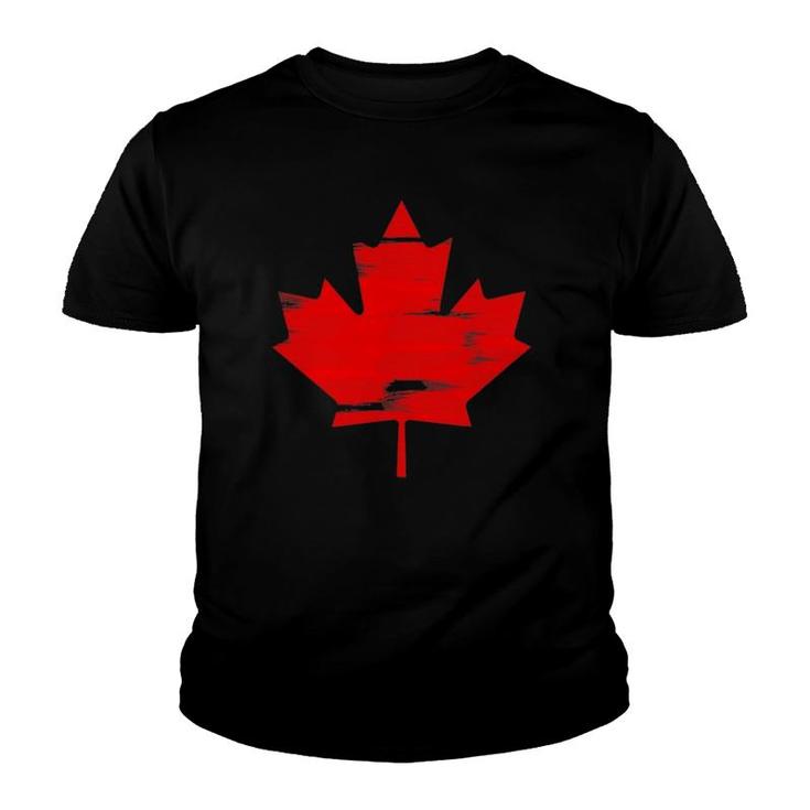 Canada Maple Leaf National Symbol Canadian Pride Gift Youth T-shirt