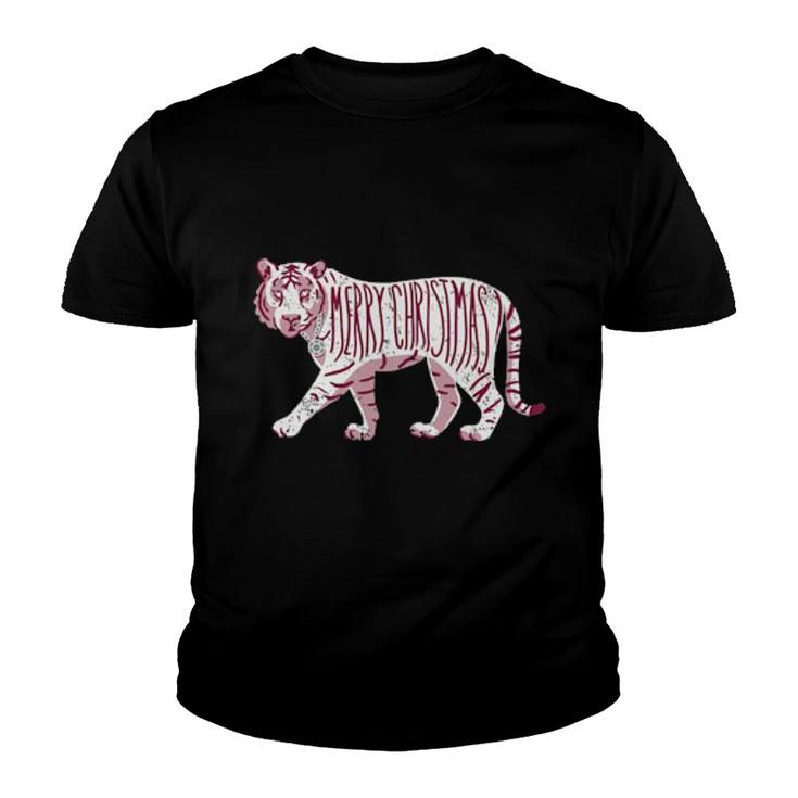 Candy Cane Tiger Sweat Youth T-shirt