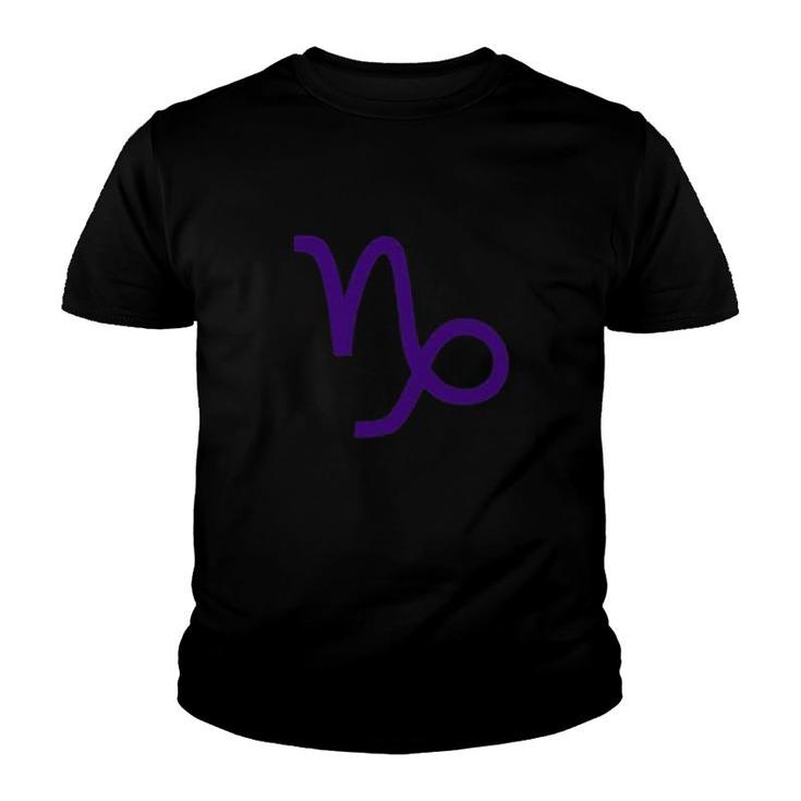 Capricorn Astrology Zodiac Signs Youth T-shirt