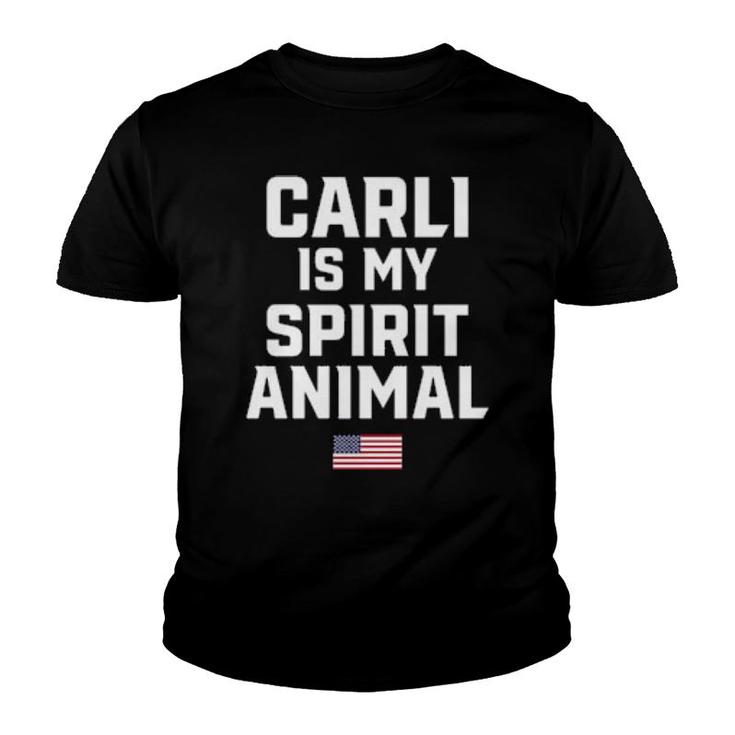 Carli Is My Spirit Animal  Youth T-shirt