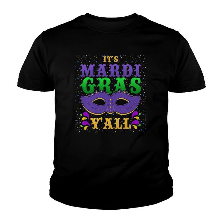Carnival Celebration Gift Masquerade Mardi Gras Youth T-shirt