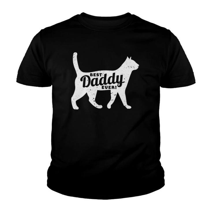 Cat Daddy  Dad Pet Lover Fathers Day Gift Men Tee Youth T-shirt