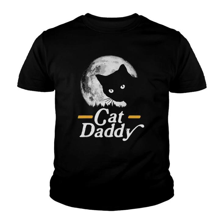 Cat Daddy Vintage Eighties Style Cat Retro Full Moon Youth T-shirt